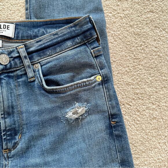 Agolde Skinny Denim Jeans Size 27 - Picture 3 of 7